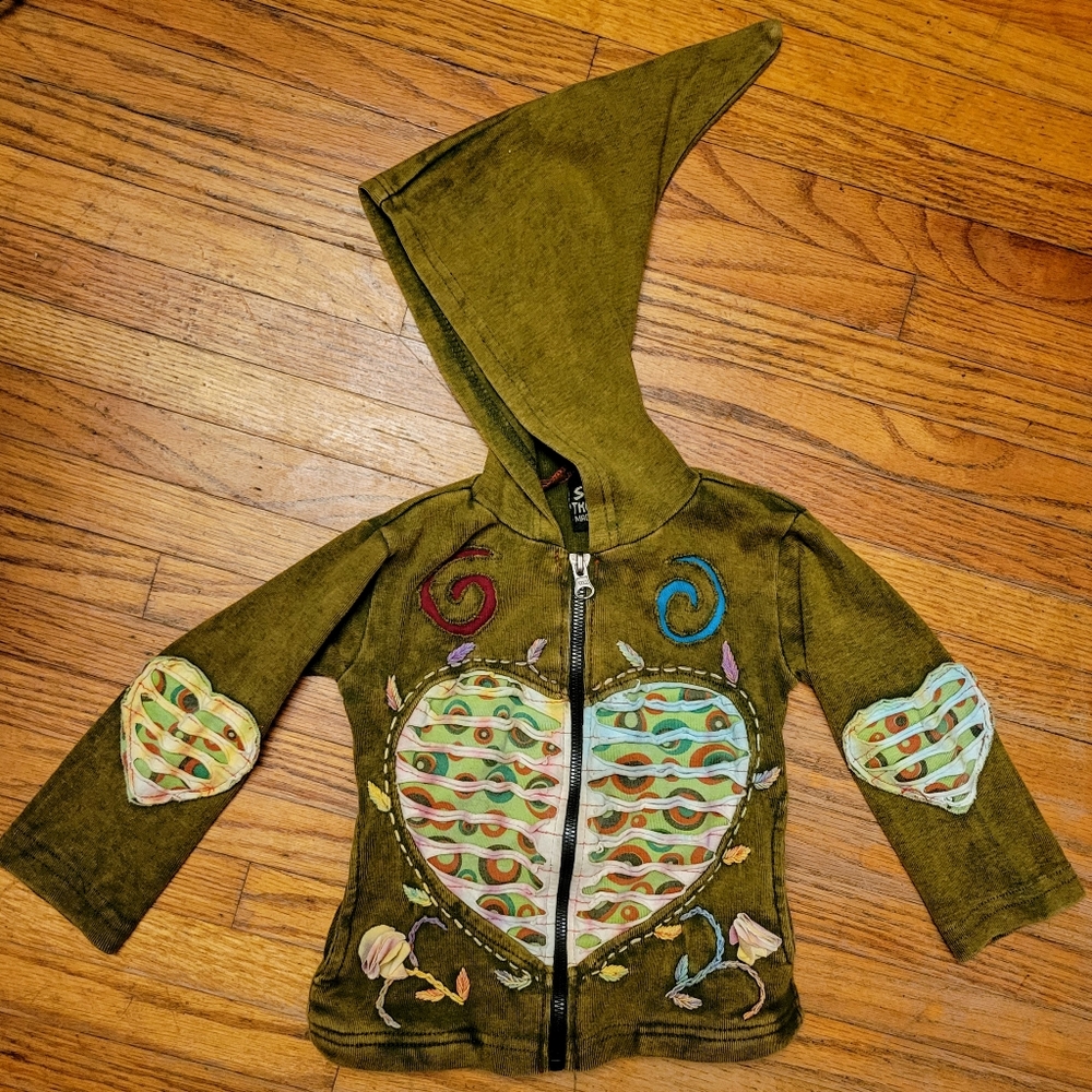 Shop Therapy Love & Peace Toddler Hoodie 18mo